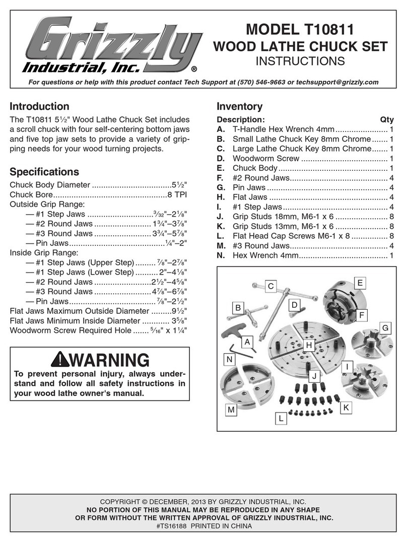 Grizzly T10811 User manual