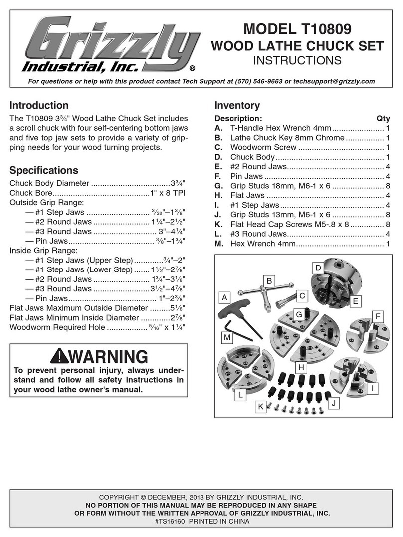 Grizzly T10809 instructions