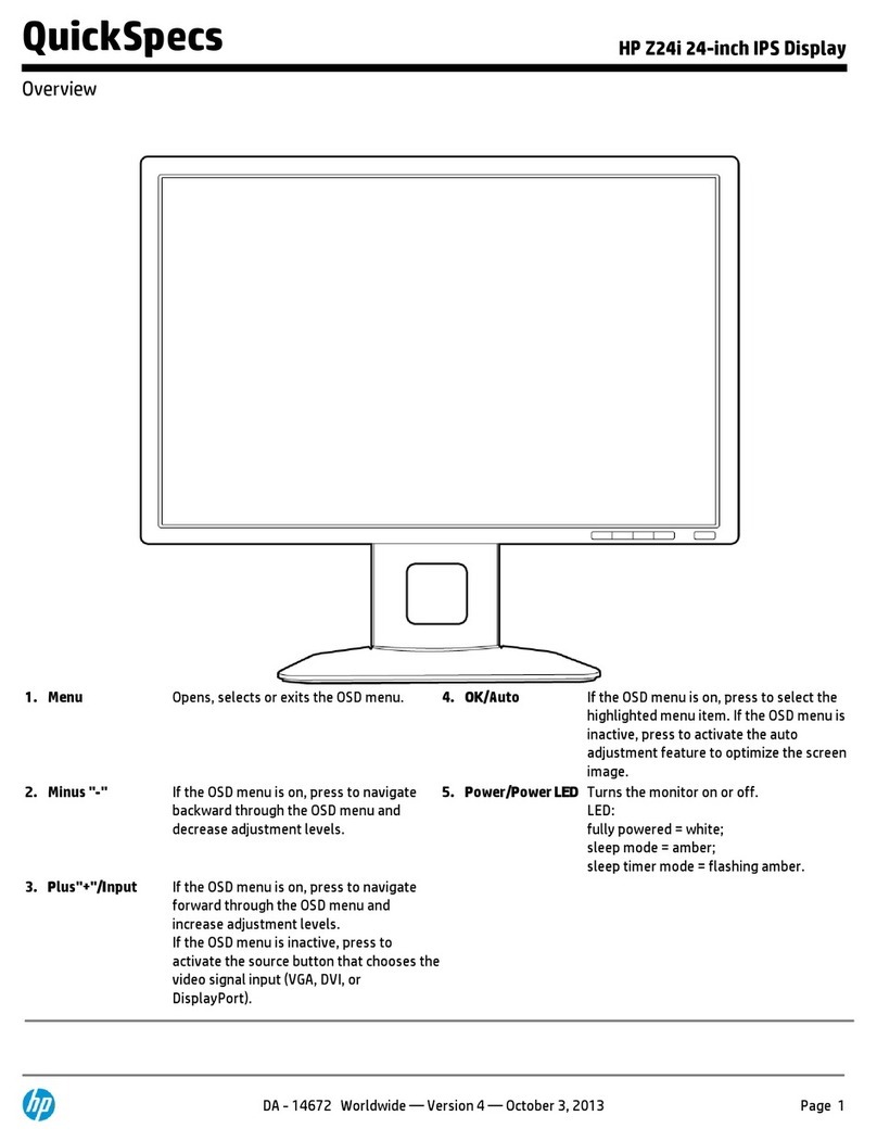 HP Z24i User manual