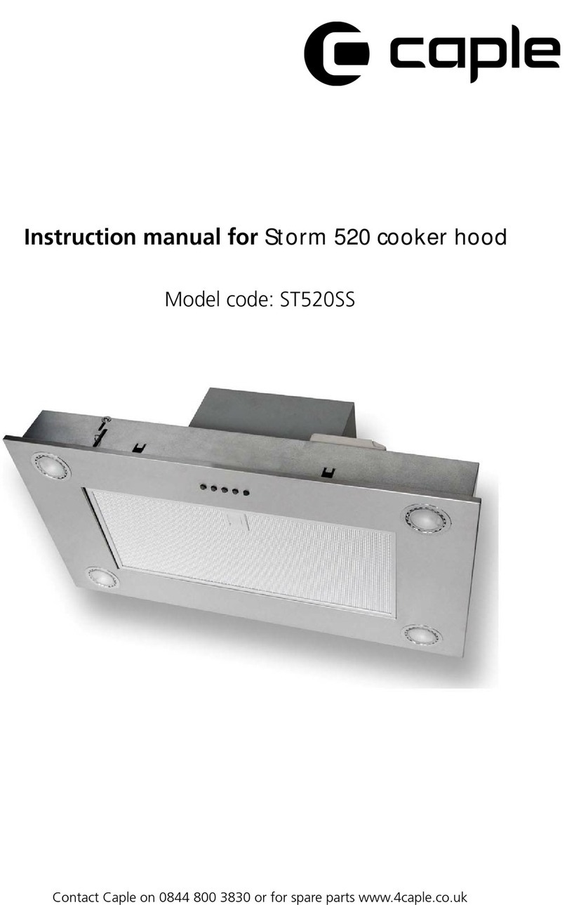 Caple ST520SS instruction manual