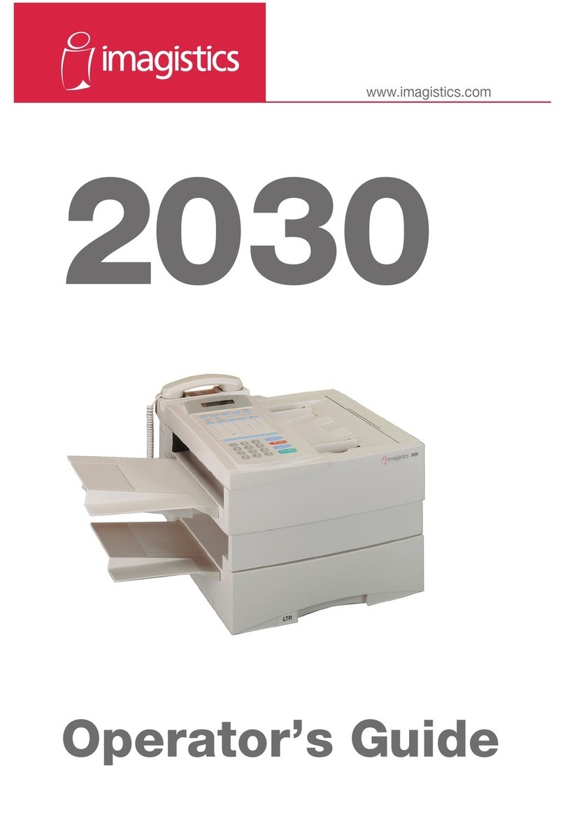 imagistics 2030 Manual