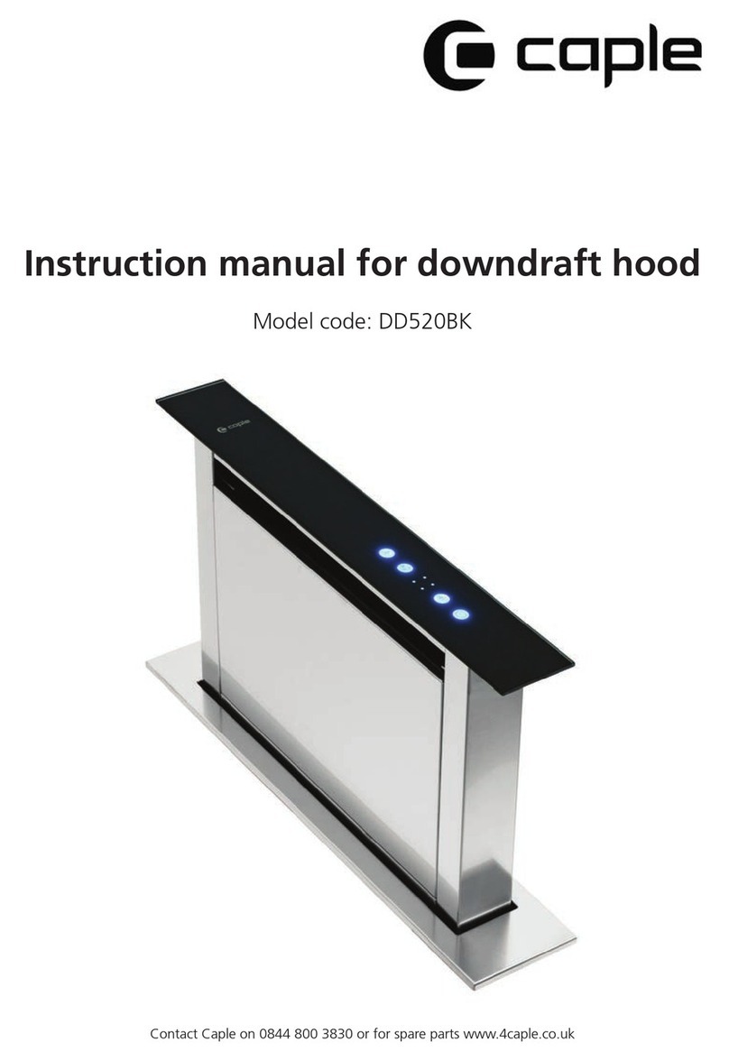 Caple DD520BK User manual