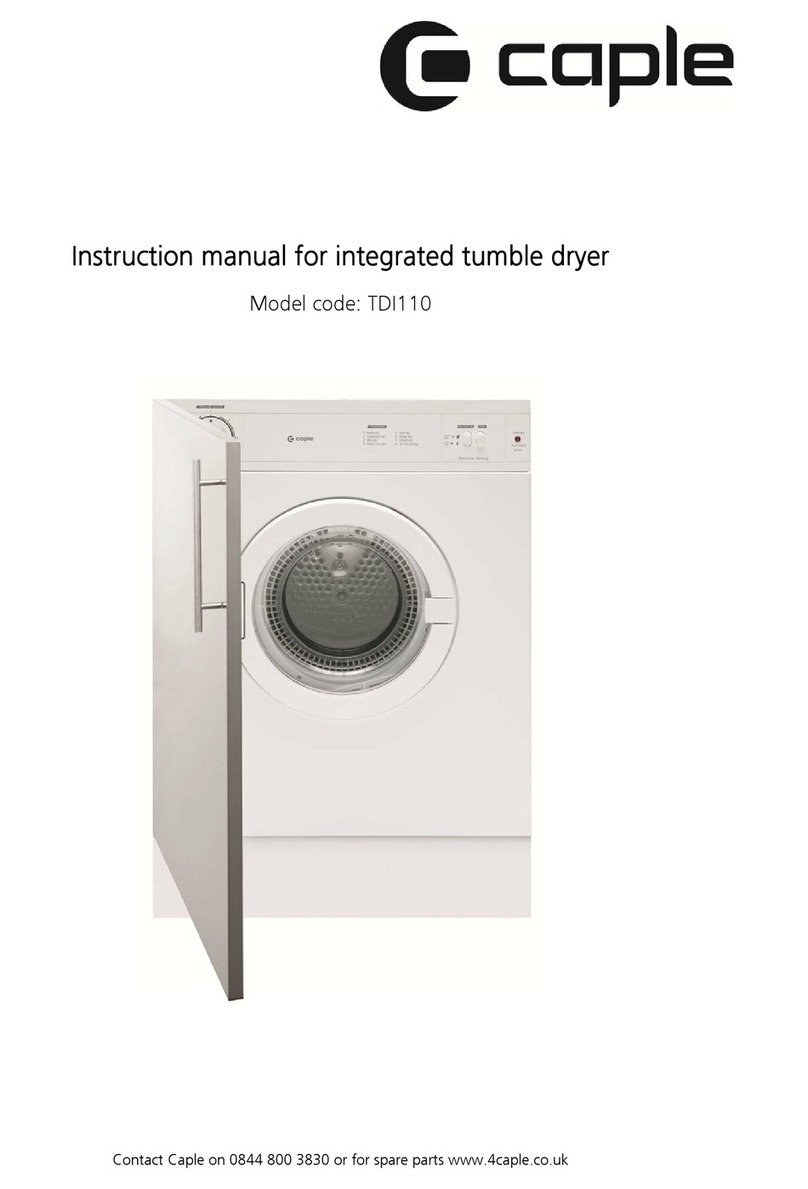 Caple TDI110 User manual
