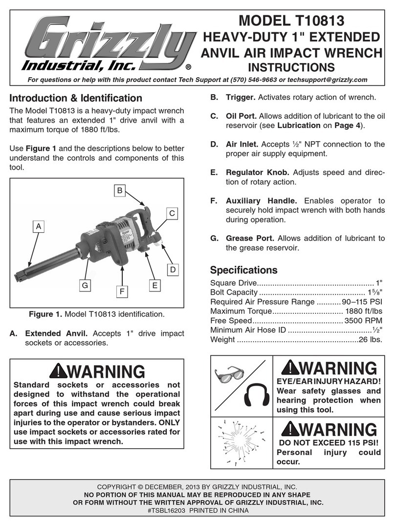 Grizzly T10813 instructions