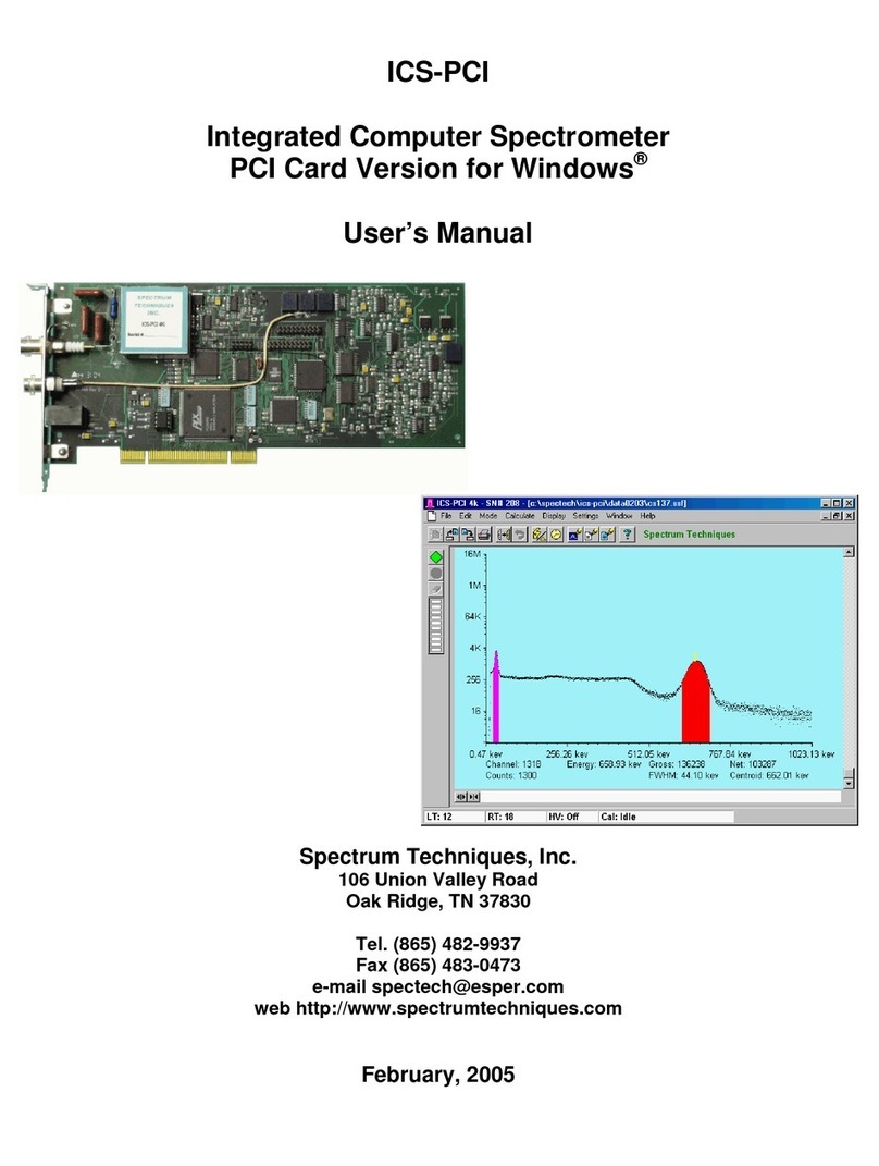 Spectrum Techniques ICS-PCI user manual