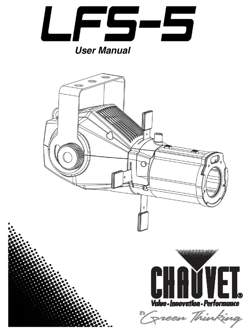 Chauvet LFS-5 user manual Chauvet LFS-5 user manual