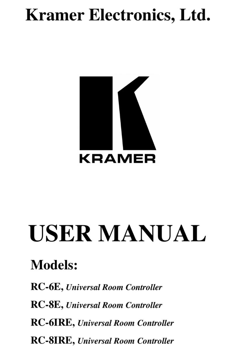 Kramer RC-6E user manual