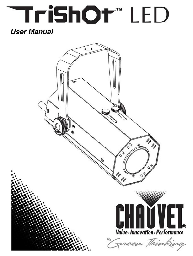 Chauvet TriShot LED user manual