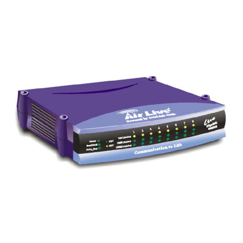 AirLive LIVE-GSH8T User manual