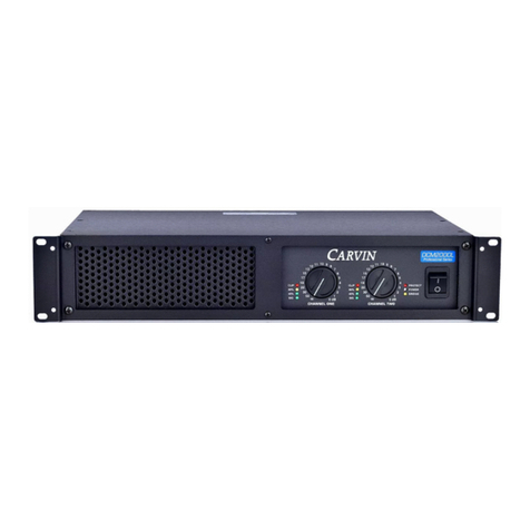 CARVIN DCM1540L User manual