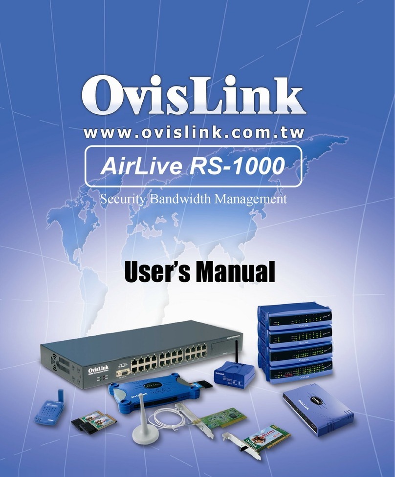 Ovislink AirLive RS-1000 user manual