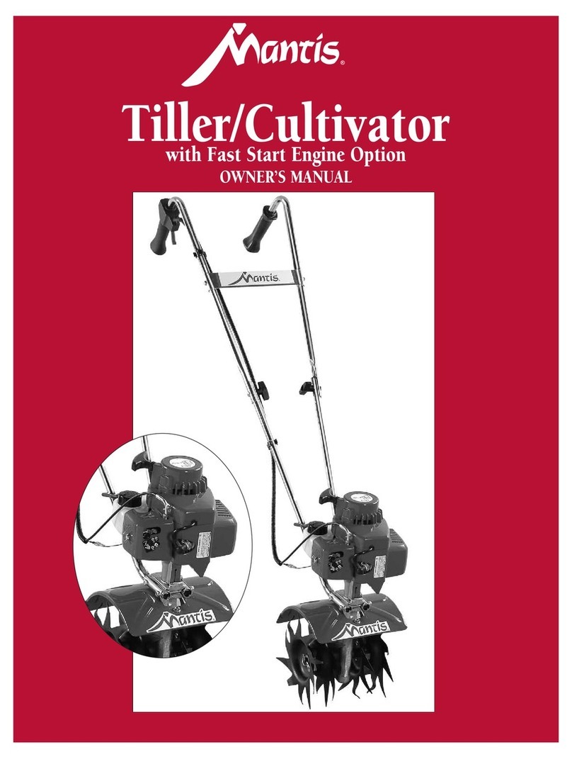 Mantis Tiller/Cultivator User manual