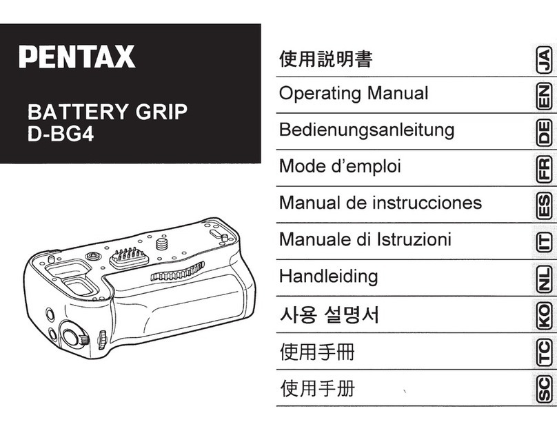 Pentax D-BG4 User manual