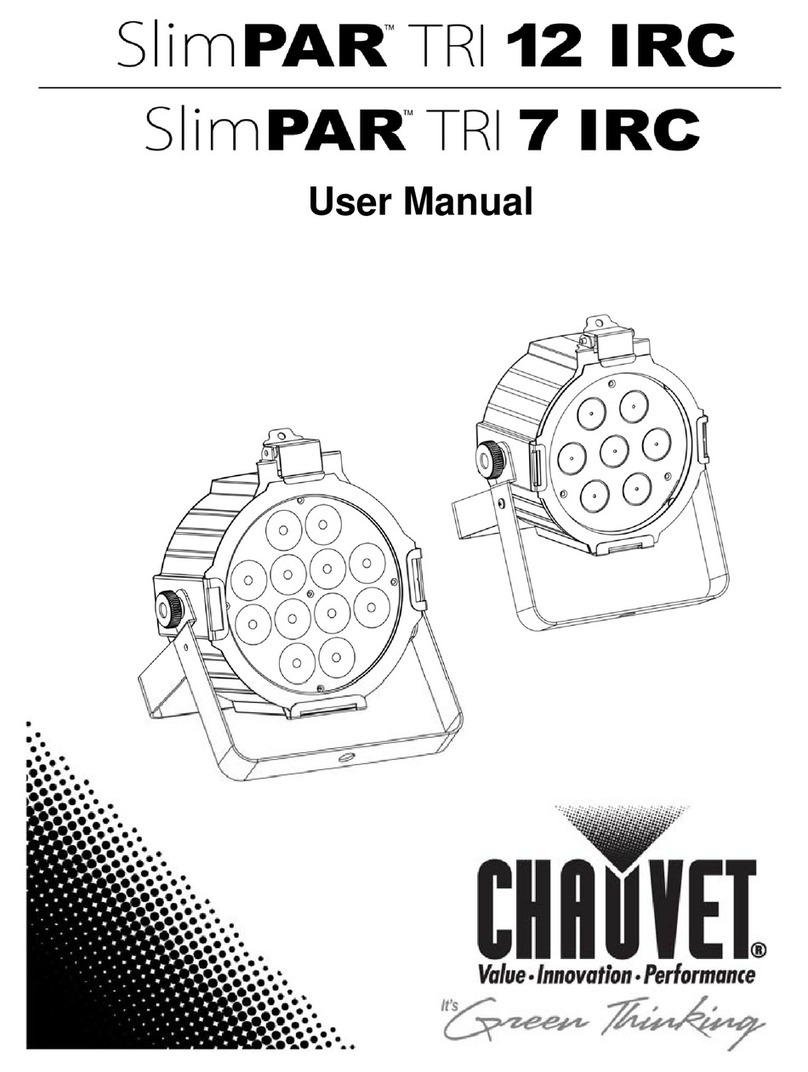 Chauvet SlimPAR Tri IRC 7 IRC user manual