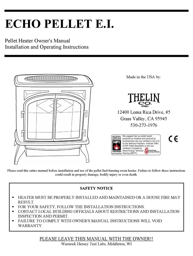 Thelin ECHO PELLET E.I. User manual