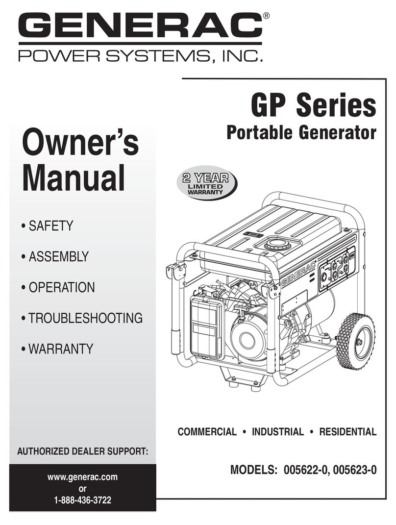 Generac Power Systems GP Series User manual
