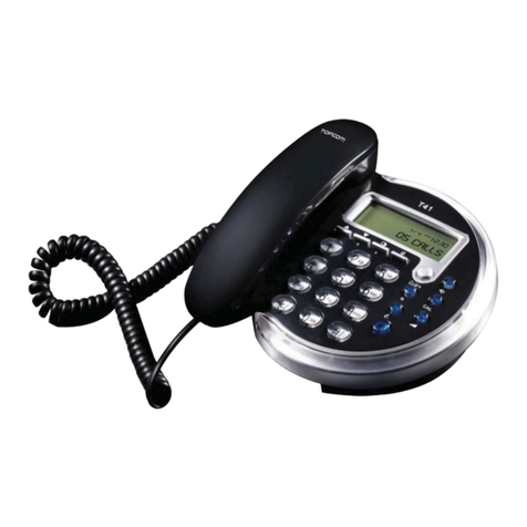 Topcom T41 user guide