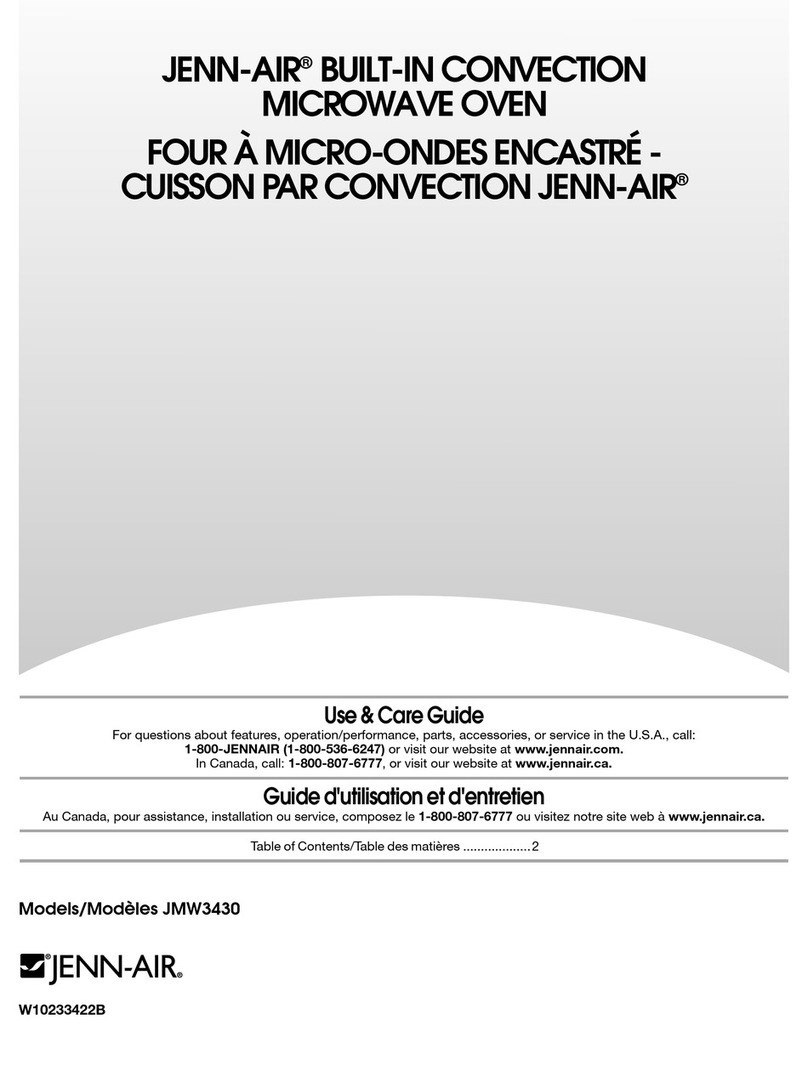 Jenn-Air JMW3430 User manual
