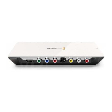 Blackmagicdesign Intensity Operation manual