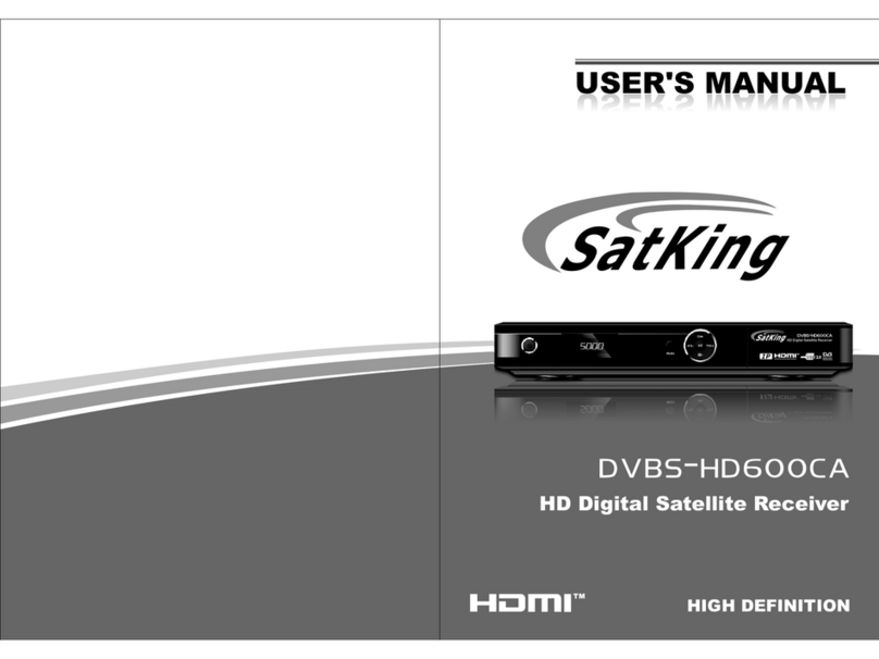 SatKing DVBS-HD600CA User manual