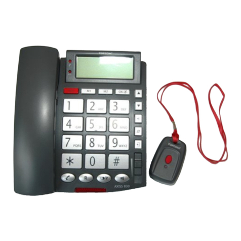 Topcom AXISS 830 User manual