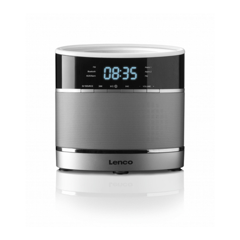 LENCO CR-3306 BT User manual