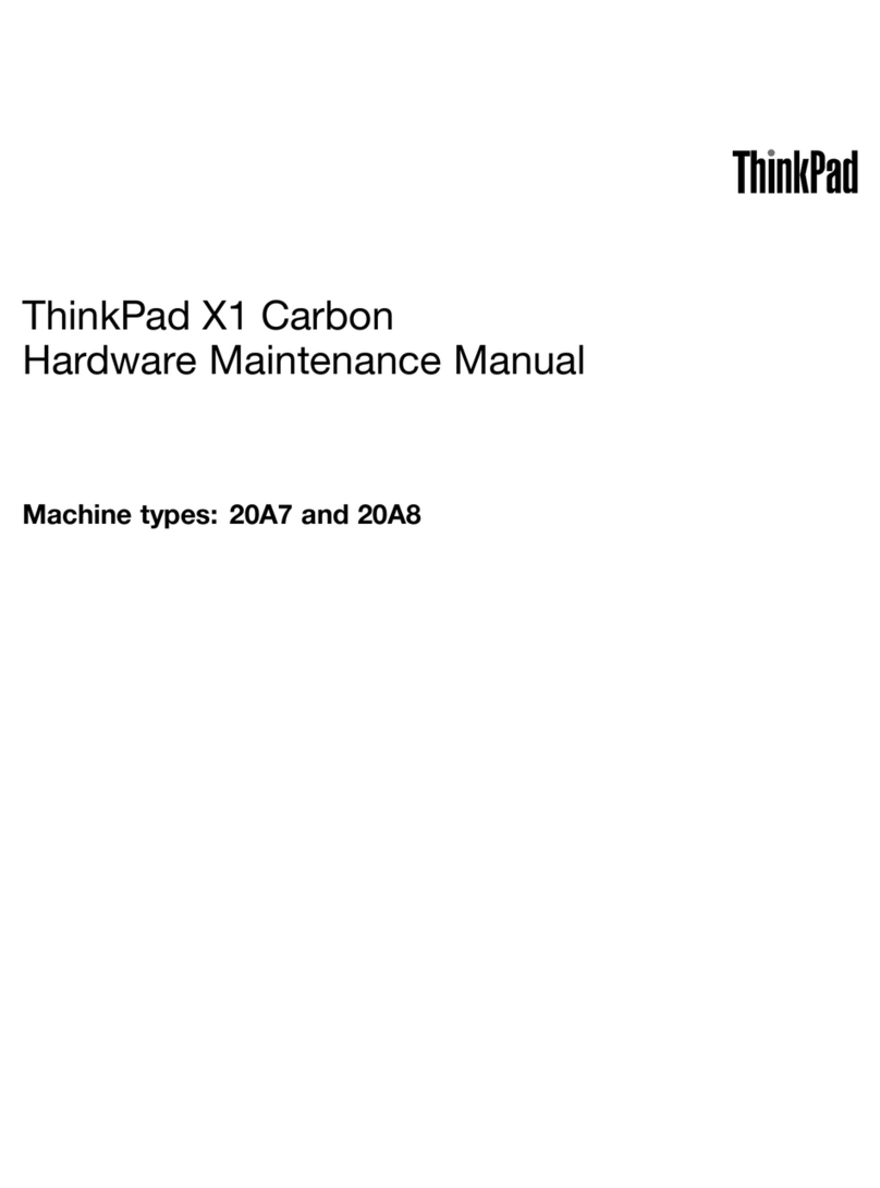 Lenovo ThinkPad X1 Carbon 20A7 Owner's manual