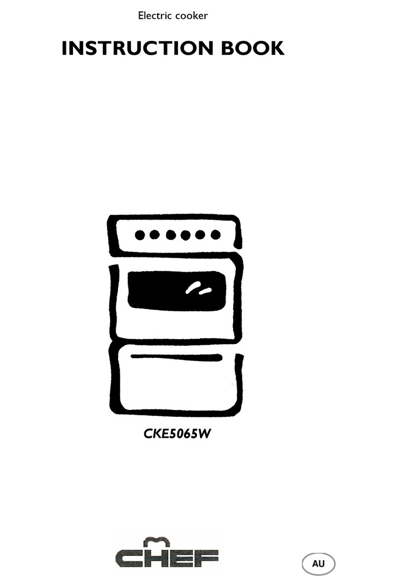 Chef CKE5065W Instruction book