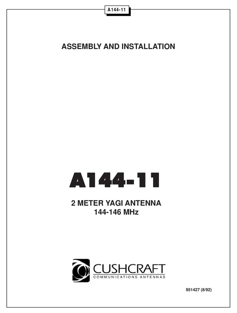 CUSHCRAFT A144-11 Assembly and installation