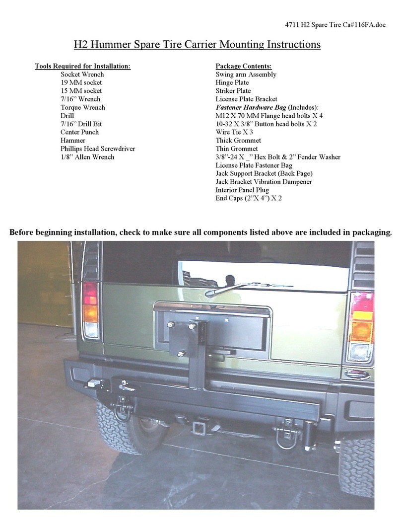 HUSKY LINERS 47111 Mounting instructions