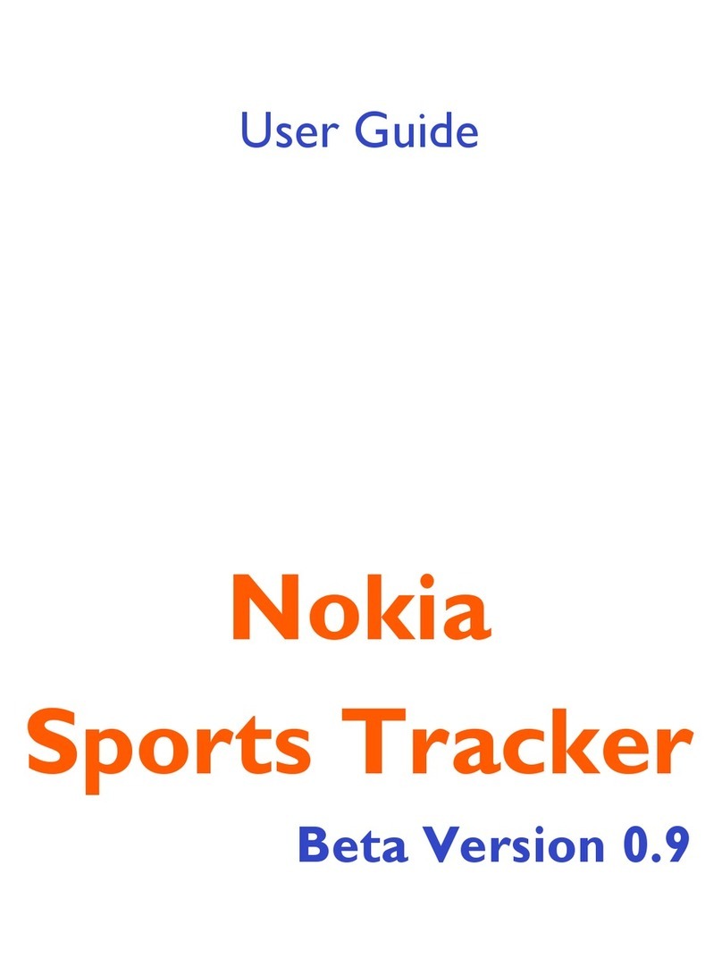 Nokia Sports Tracker User manual