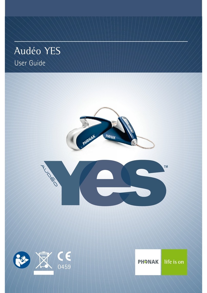 Phonak Audeo Yes user guide
