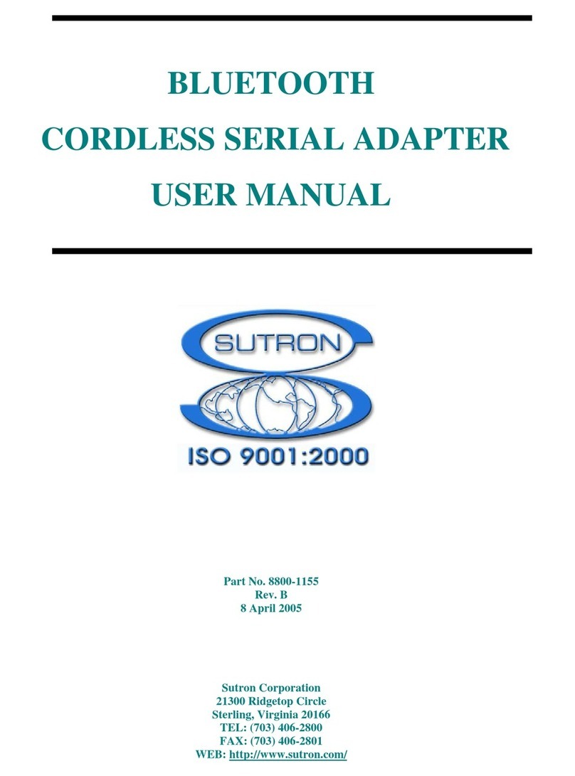 Sutron 8800-1155 user manual