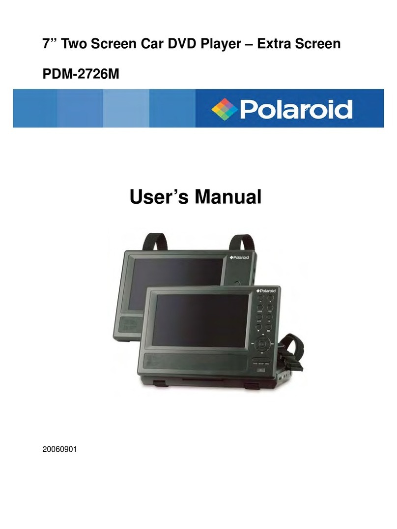 Polaroid PDM-2726M User manual