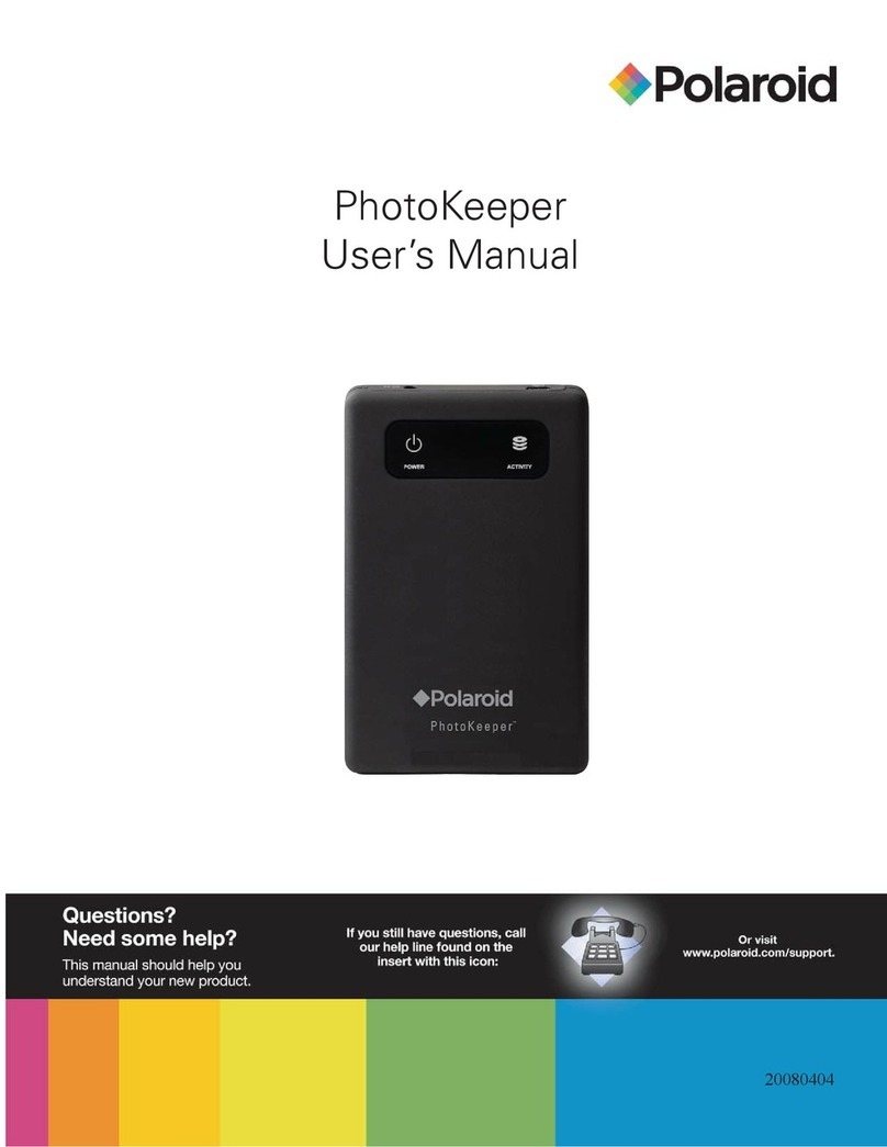 Polaroid PhotoKeeper user manual Polaroid PhotoKeeper user manual