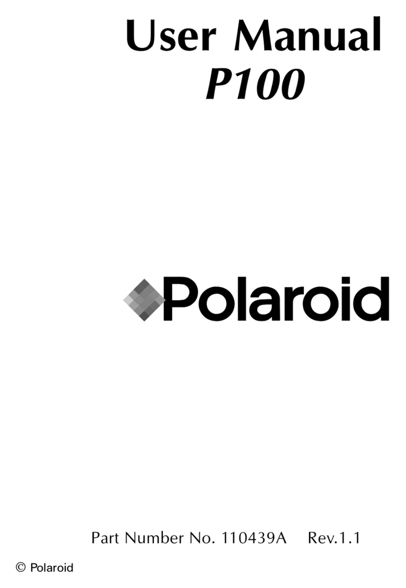Polaroid P100 Series User manual Polaroid P100 Series User manual