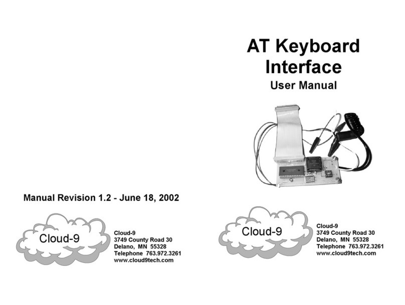 Cloud-9 AT Keyboard Interface User manual