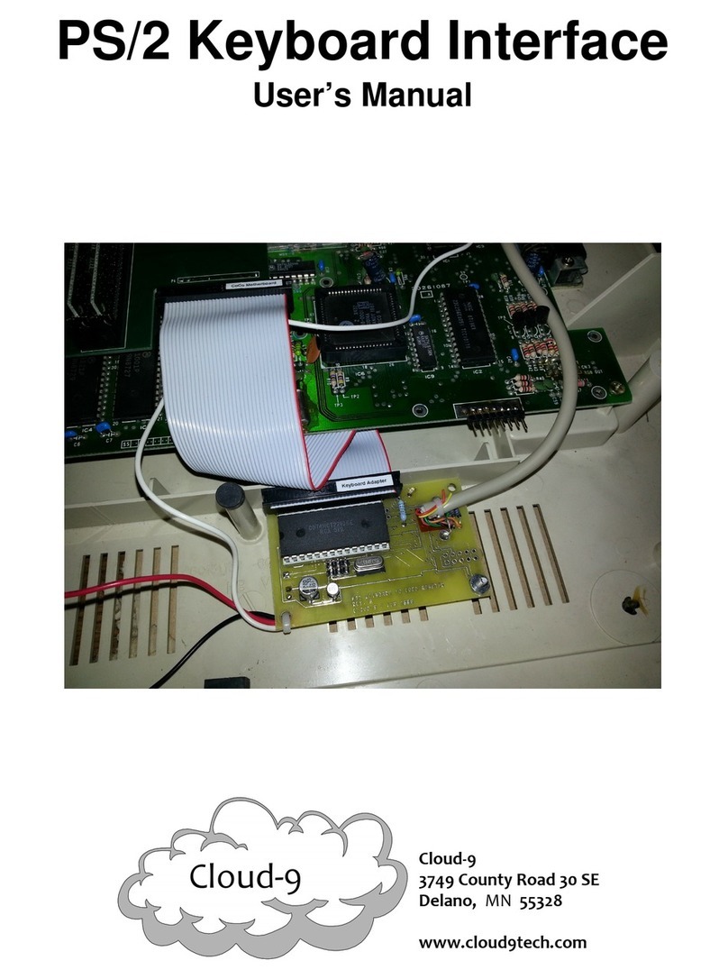 Cloud-9 PS/2 Keyboard Interface user manual