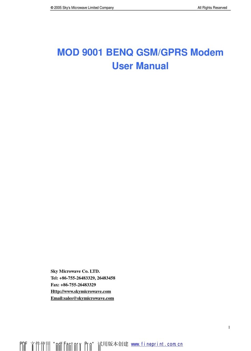BenQ MOD 9001 user manual