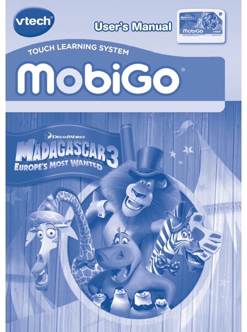 V-tech MobiGo Game Storage User manual V-tech MobiGo Game Storage User manual