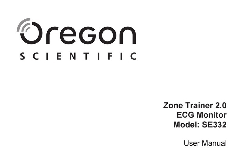 Oregon Scientific ECG Monitor SE332 user manual
