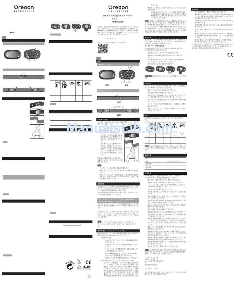 Oregon Scientific SZ999 user manual