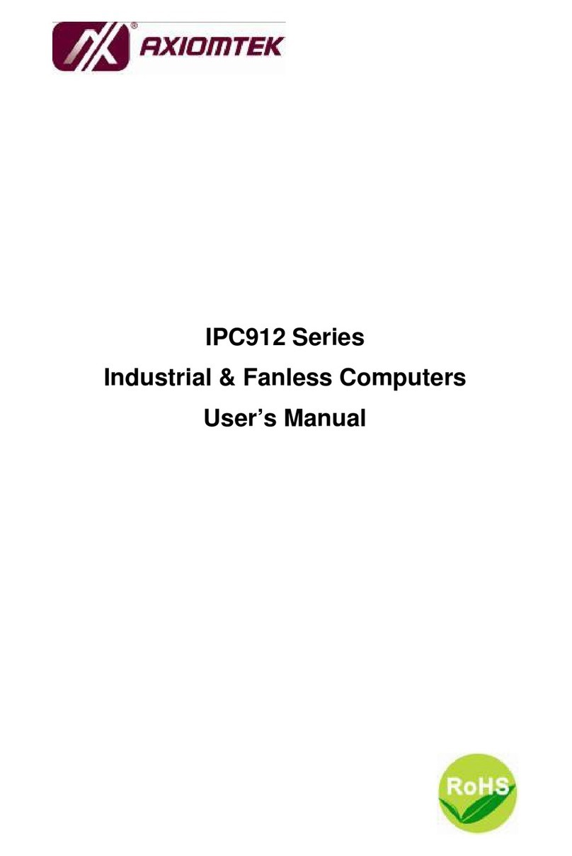 AXIOMTEK IPC912 Series user manual