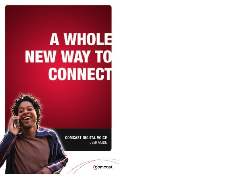 Comcast COMCAST DIGITAL VOICE User manual