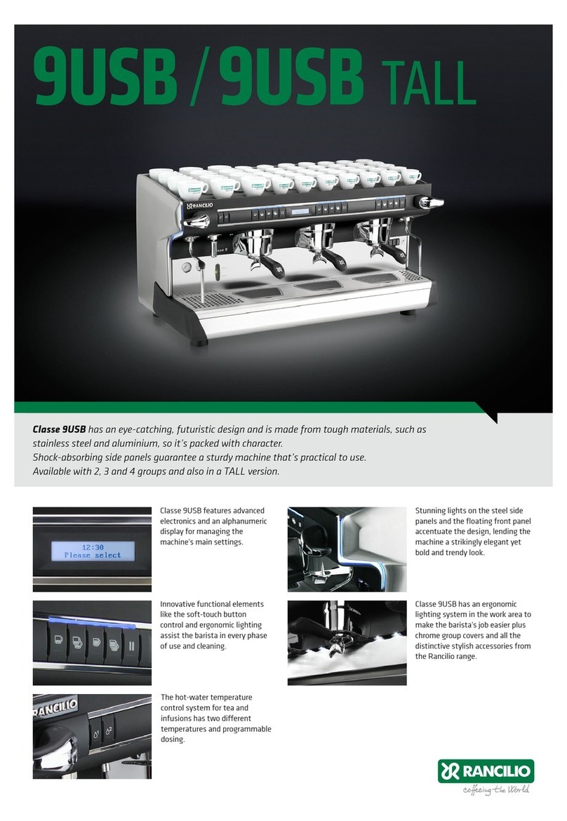 Rancilio Classe 9USB TALL User manual