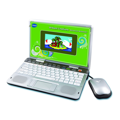 V-tech Brilliant Creations Advanced Notebook User manual