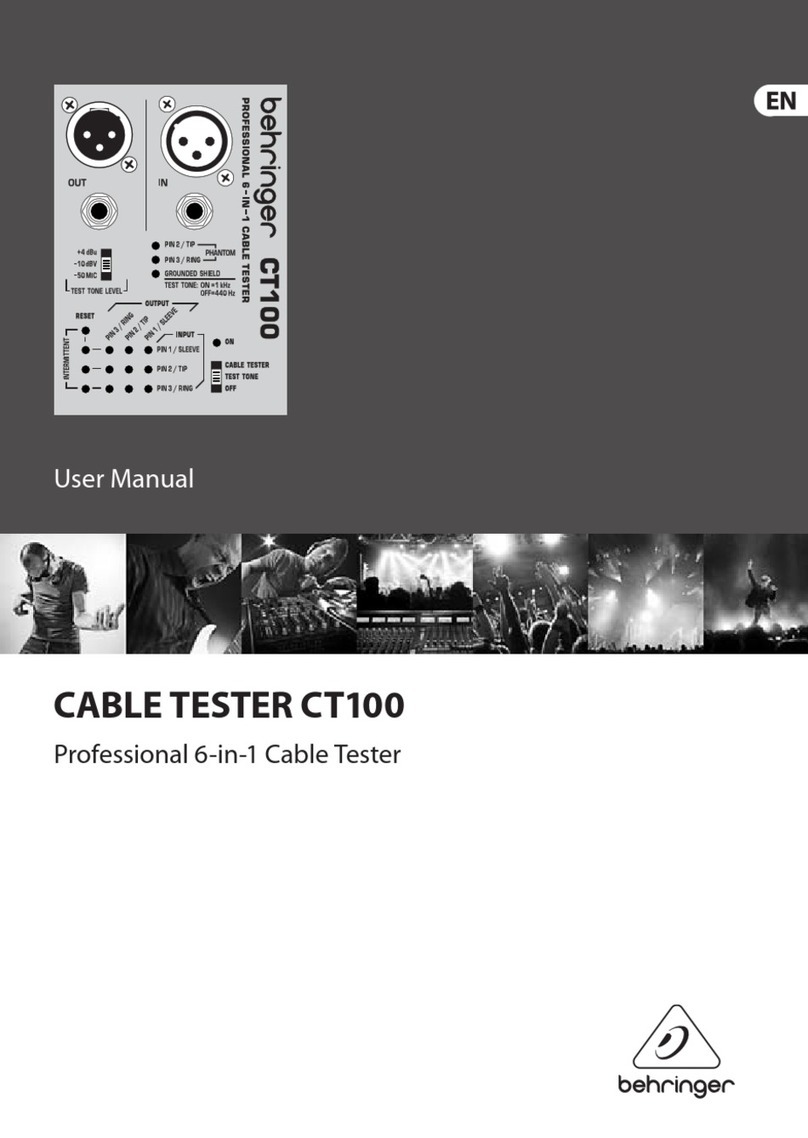 Behringer CT100 user manual
