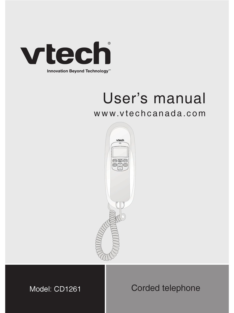 V-tech CD1261 User manual V-tech CD1261 User manual