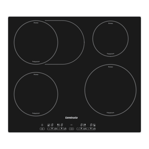 CONSTRUCTA Hob manual&nbsp;