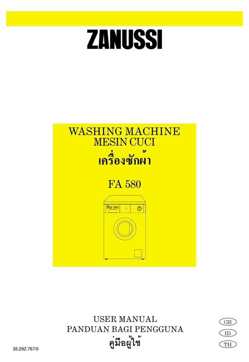 Zanussi FA580 user manual